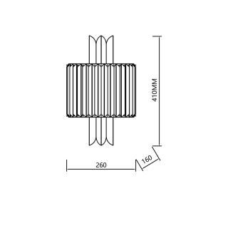 Kinkiet MARGOT GOLD 2xE14