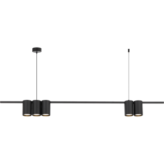 Lampa wisząca (listwa) GENESIS BLACK 5xGU10