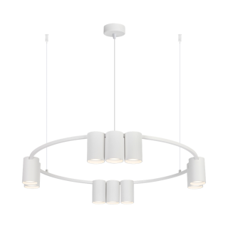 Lampa wisząca (koło) GENESIS WHITE 10xGU10