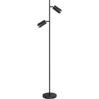 FLOWER BLACK GOLD LAMPA PODŁOGOWA 1xGU10