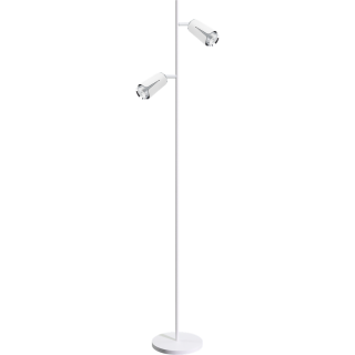 FLOWER WHITE CHROME LAMPA PODŁOGOWA 1xGU10