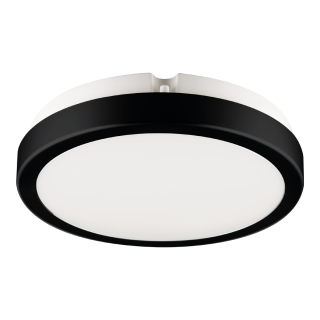 Plafon Vera 12W 4000K Czarny IP65