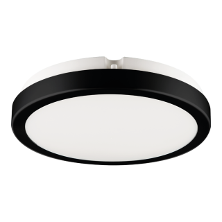 Plafon Vera 18W 4000K Czarny IP65