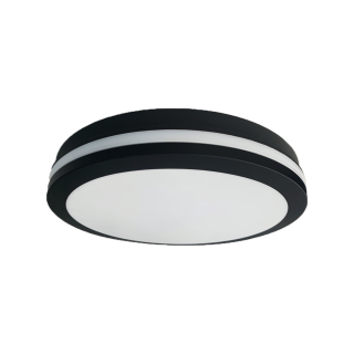 Plafon Marlon 12W 4000K Czarny IP54