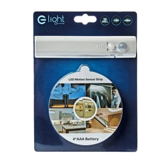 TAŚMA LED 1M Z SENSOREM 4xAAA 4000K Barwa neutralna