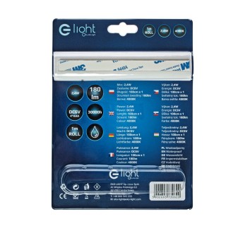 TAŚMA LED 1M Z SENSOREM 4xAAA 4000K Barwa neutralna