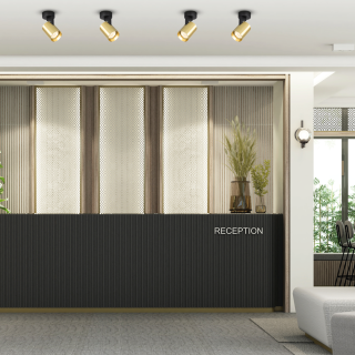 Lampa sufitowa Volf Spot Złoty 1xGU10