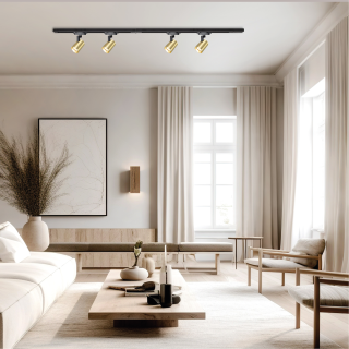 Zestaw Volf Track Złoty 4xGU10 1,5m