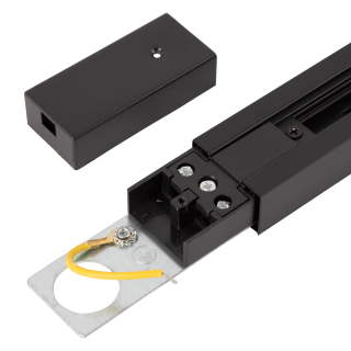 Prowadnica Track 1m Czarny 1-obwodowy