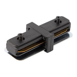 Łącznik Prosty Track Czarny 1-obwodowy