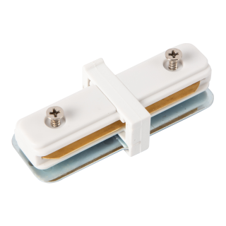 Łącznik Prosty Track Biały 1-obwodowy