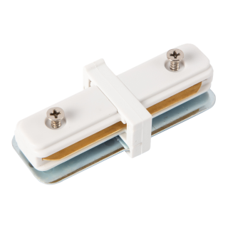 Łącznik Prosty Track Biały 1-obwodowy