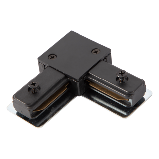 Łącznik L Track Czarny 1-obwodowy