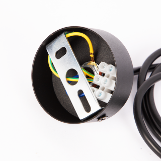 Zawiesie Zasilające Prowadnica Track Czarny 1-obwodowy