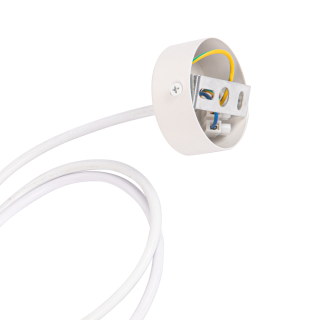 Zawiesie Zasilające Prowadnica Track Biały 1-obwodowy