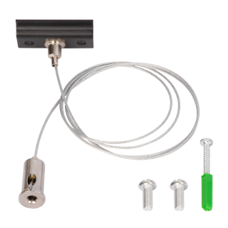 Zawiesie Prowadnica Track Czarny 1-obwodowy