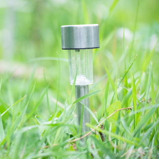 Lampa solarna Patyk Inox 4,5x4,5x29,5