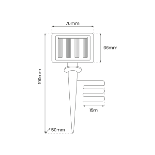 Girlanda Micro LED 15m 150LED