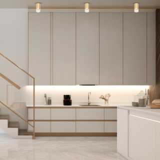 Lampa sufitowa Ricky Downlight Złoty 1xGU10