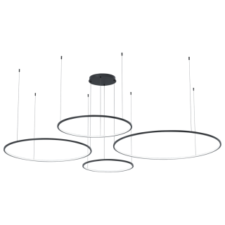 Lampa wisząca Saturno Black 120W LED