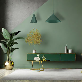 Lampa wisząca CAPITAL NAVY BLUE Ø46cm 1xGX53