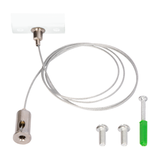 Zawiesie Prowadnica Track Biały 1-Obwodowy