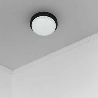 Oprawa kanałowa Davo Okrąg 8W 4000K IP64 Czarny