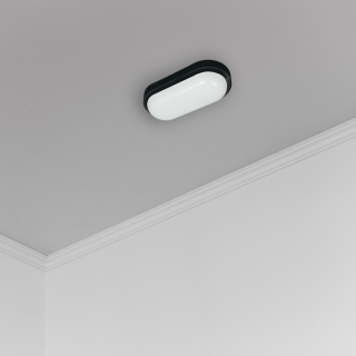 Oprawa kanałowa Davo Owal 8W 4000K IP64 Czarny