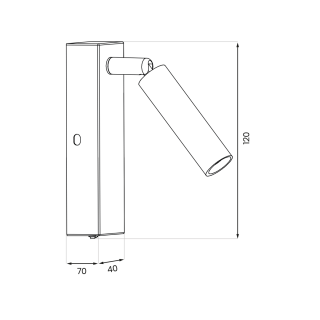 Kinket Santi 1xG9 Czarny