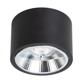 Lampa sufitowa Redondo Czarny 1xAR111 GU10