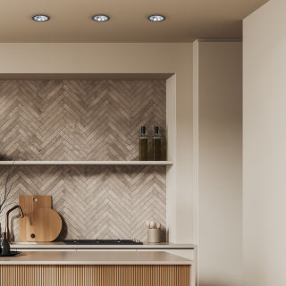 Oprawa podtynkowa Redondo Czarny 1xAR111 GU10