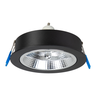 Oprawa podtynkowa Redondo Czarny 1xAR111 GU10