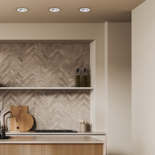 Oprawa podtynkowa Redondo Biały 1xAR111 GU10