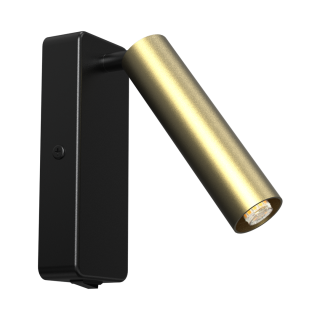 Kinkiet Santi 1xG9 Czarny/Złoty