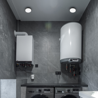 Oprawa kanałowa Davo Okrąg 18W 4000K IP64 Czarny