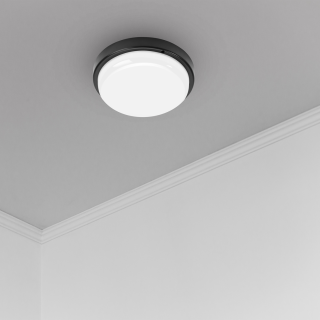 Oprawa kanałowa Davo Okrąg 18W 4000K IP64 Czarny