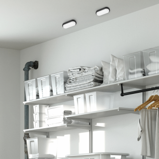 Oprawa kanałowa Davo Owal 18W 4000K IP64 Czarny