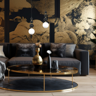 Lampa wisząca BOULE Black 1xG9