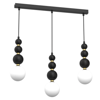 Lampa wisząca BOULE Black 3xG9