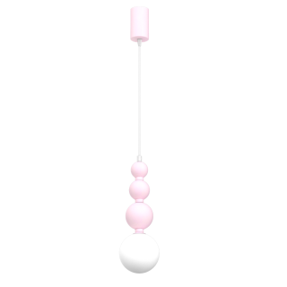 Lampa wisząca BOULE Pink 1xG9