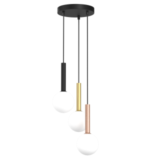 Lampa wisząca PLAY BLACK 3xG9