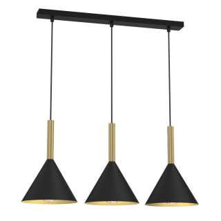 Lampa wisząca PERU BLACK 3xE27