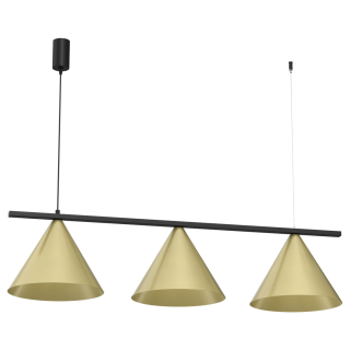 Lampa wisząca CAPITAL CZARNY-ZŁOTY 3XGX53