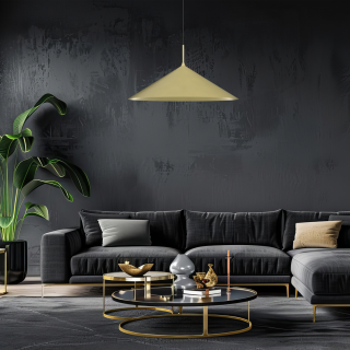 Lampa wisząca CAPITAL ZŁOTY 60 cm 1XGX53