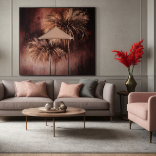 Lampa wisząca CAPITAL MIEDZIANY 60 cm 1XGX53