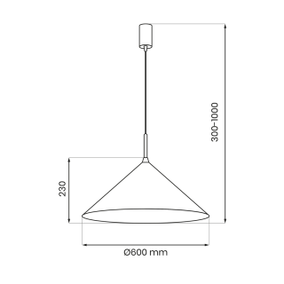 Lampa wisząca CAPITAL MIEDZIANY 60 cm 1XGX53