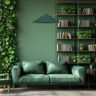 Lampa wisząca CAPITAL ZIELONY 60 cm 1XGX53