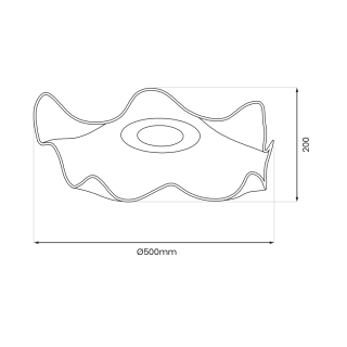 Lampa sufitowa LARGO 16W LED
