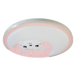 Plafon MOONCAT PINK 34W LED