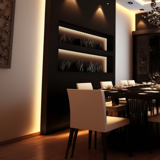 Zestaw taśma COB 320/m 6500K IP20 3 m + zasilacz